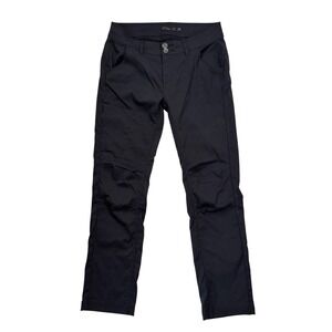 Prana Halle Hiking Pants Black Stretch Zion UPF 50+ Water Repellent Size 6